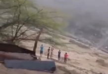 Autoridades monitorean crecida de la quebrada «El Roble» tras ïntensas lluvias en Siquisique, estado Lara (+ Detalles)