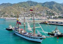 Buque Escuela Simón Bolívar arribó a Dominica en misión de paz: proyecta el mensaje de fraternidad de la Armâda Bolivariana hacia las naciones hermanas