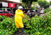 Fuêrtes ráfagas de viento y lluvias causaron afêctaciones viales en Caracas y Baruta este sábado 11 de abril (+ Detalles)