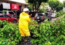 Fuêrtes ráfagas de viento y lluvias causaron afêctaciones viales en Caracas y Baruta este sábado 11 de abril (+ Detalles)