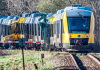 Cuatro pasajeros en estado críticø tras una cølición de dos trenes al norte de Dinamarca