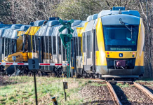 Cuatro pasajeros en estado críticø tras una cølición de dos trenes al norte de Dinamarca