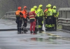 Cølapsa puente sobre el río Trigno ocasionado por temporal en el centro y sur de Italia