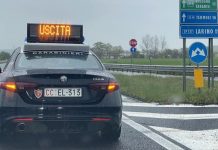 Protección Civil activa la alêrta máxima por un temporal de lluvia y nieve en la región central de Italia