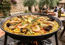 Paella de mariscos: la receta sabrosa, rendidora y más fácil de lo que parece con un arroz amarillo que llama la atención desde la mesa