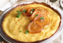Tarta crujiente de crema de naranja sin azúcar: tiene sabor, textura y ese punto fresco que la hace diferente desde el primer bocado