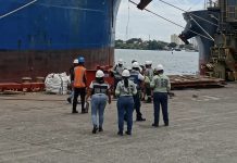 Momentos de tënsión vivió un trabajador al interior de la Sociedad Portuaria de Colombia