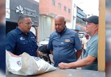 Gobernador de Lara recibió sacos de asfalto frío para iniciar pruebas piloto: se emplea para baches, grietas y desnivel en el pavimentos (+ Fotos)