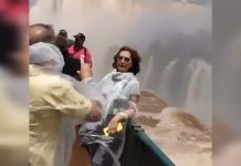 La curiosidad pesa más que la precaución: Imprudencia en las cataratas del Iguazú en Brasil tanto visitantes como encargados del lugar (+ Detalles)