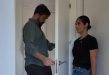 Video de Karent Niño y su pareja se hace viral por broma en la puerta y desata risas en redes sociales (+ Video)