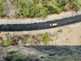 Avanza rehabilitación integral de la vía Coro-Churuguara con más de 15 kilómetros intervenidos en la sierra falconiana