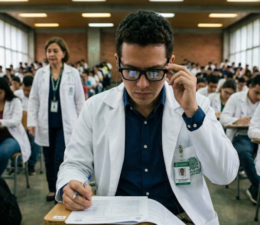 Säncionaron a 42 médicos que, con lentes inteligentes, hicieron trämpa en examen de admisión en la Universidad de Antioquia