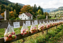 En Noruega cuando algunas personas tienen exceso de frutas es para que otros los tomen gratis (+ Detalles)