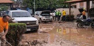 Hasta un metro de altura alcanzó el agua en Las Vegas de Táriba debido a la røtura de un tubo de 42 pulgadas (+ Detalles)