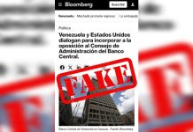 Venezuela rechaza versión de Bloomberg sobre supuesto diálogo con EE.UU. para incluir oposición en el Banco Central