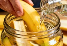 Mezcla de cáscara de banana con vinagre se vuelve popular como fertilizante casero natural económico para fortalecer plantas mejorar nutrientes del suelo