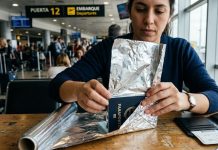 El curioso método del papel aluminio en el pasaporte que genera debate por su supuesta protección de datos personales
