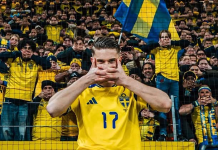 Viktor Gyökeres y la «máscara» que se volvió viral: Así fue como preparó la histórica foto para celebrar la clasificación al mundial (+ Video)