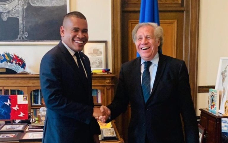Dirigente Leocenis García sostuvo reunión con Almagro, exsecretario general de la OEA a su llegada a EE.UU: abordaron temas políticos e institucionales de Venezuela (+ Video)
