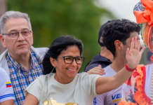 Con masiva movilización, el estado Bolívar respalda a la presidenta encargada Delcy Rodríguez y exige el fin de las sänciönes (+ Fotos)