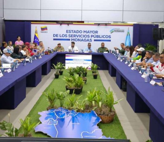 Servicios de electricidad y agua serán sømetidos a revisión exhaustiva en Monagas: Estado Mayor de abordará además gas doméstico, telecomunicaciones y vialidad
