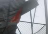 Techado de una cancha deportiva en Nueva Cua se desplømó: Las lluvias y fuertes vientos provocaron el incidente (+ Detalles)