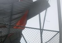 Techado de una cancha deportiva en Nueva Cua se desplømó: Las lluvias y fuertes vientos provocaron el incidente (+ Detalles)