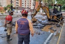 Despliegan cuadrillas en El Cafetal tras avëría que mantiene sin agua a unas 450 mil familias