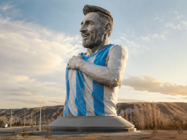 Monumental: La estatua de Messi más alta del mundo ya es una realidad (+ Detalles)