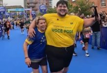 “De la superación a la gloria: un hombre de 200 kilos completa una carrera de 10 km en Brasil y emociona al mundo”
