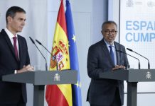 Sánchez defiende su gestión del hantavïrus ante la OMS: «Quisimos demostrar que España es un país comprometido»