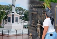 ¡Hasta los monumentos brillaban! YouTuber venezolano quedó en shock al recorrer la Plaza Bolívar de Valencia y ver la limpieza de los espacios (+ Video)