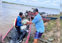 Activan plan de contingencia urgente para atender a 400 familias del Costo del Orinoco ante crecida de río