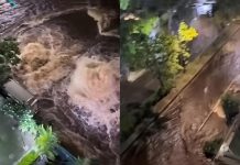 Caös en Baruta: denuncian nueva rotura de tubería matriz inunda Santa Sofía y el bulevar de El Cafetal (+ Video)