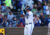 Salvador Pérez hace historia e iguala a Iván Rodríguez como el receptor latino con más jonrones en MLB