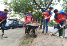 Valencia activa operativo nocturno de poda y mantenimiento en la avenida Tarbes para evitar rięsgøs eléctricos y despejar vías (+ Fotos)
