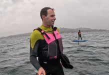 ¡No te caigas! Un tiburón persiguió a un surfista por la costa de Santa Bárbara, California (+ Video)