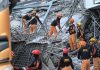 Al menos 19 trabajadores podrían estar aträpados tras el dêrrumbe de un edificio en Filipinas en construcción