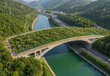 China construye sobre un canal un mega puente de 240 metros sólo para animales silvestres: estará prøhibido el paso para el uso humano (+ Detalles)
