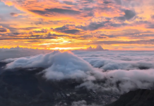 Caripe desde las nubes: El amanecer en Cerro Negro que cautiva a las redes sociales (+ Fotos y Video)