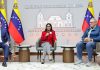 Presidenta encargada Delcy Rodríguez aseguró que el 90% de los productos en los anaqueles hoy son hechos en Venezuela