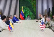 Presidenta encargada Delcy Rodríguez coordina acciones de respuesta y asistencia humanitaria con delegación de Estados Unidos tras sismös
