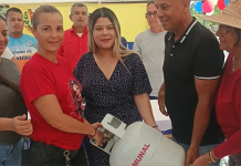 Comuna Agroturística «Batalla de Matasiete» recibe dotación de gas doméstico en cumplimiento de Consulta Popular (+ Fotos)