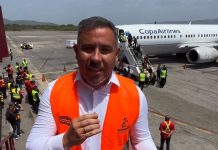 Anzoátegui se convirtió en la única ciudad del oriente del país con conexión aérea internacional: gobernador Marcano le dió la bienvenida a Copa Airlines (+ Video)