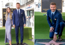 David Beckham recibió su estrella en el Paseo de la Fama de Hollywood en una emotiva ceremonia este viernes (+ Video)