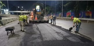 Rehabilitación de la Valle-Coche lleva 19% de progreso: se han colocado más de 3.200 toneladas de asfalto en distintos tramos intervenïdøs (+ Fotos)