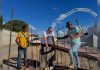 Impulso al turismo religioso en Portuguesa: autoridades inspeccionan ensamblaje del Domo Popular en el Campo de la Coronación de Guanare (+ Fotos)