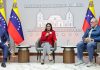Presidenta encargada Delcy Rodríguez aseguró que el 90% de los productos en los anaqueles hoy son hechos en Venezuela