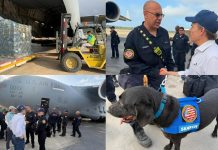 Arriba al país equipo de resc@te de Miami-Dade en avión militar de EE.UU. para sumarse a la búsqueda de sobrevivientÊs tras los sismôs