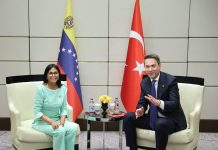 Mandataria encargada de Venezuela evalúa con las autoridades euroasiáticas la ampliación del mapa de cooperación económica en encuentro con Ministro de Energía turco